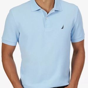 Nautica Classic Fit Blue Polo Shirt